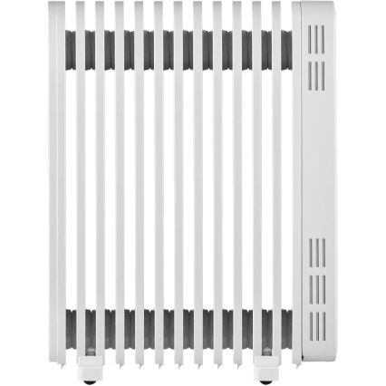 Sencor - oljni grelec z 13 rebri 1000/2500W/230V v beli barvi + z daljinskim upravljalnikom