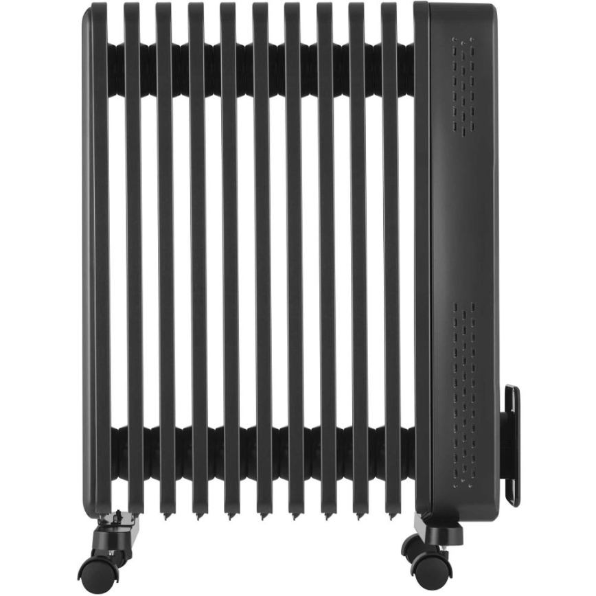 Sencor - Oljni radiator z 11 rebri 1000/1200/2400W/230V Wi-Fi črn