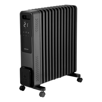 Sencor - Oljni radiator z 13 rebri 1000/1500/2730W/230V Wi-Fi, črne barve