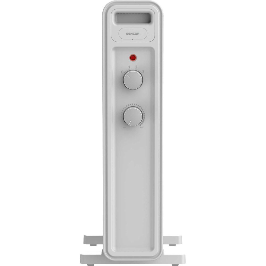 Sencor - Oljni radiator z 7 rebri 600/900/1500W/230V bela
