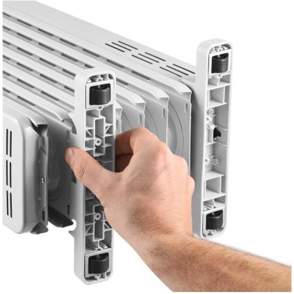 Sencor - Oljni radiator z 7 rebri 600/900/1500W/230V bela