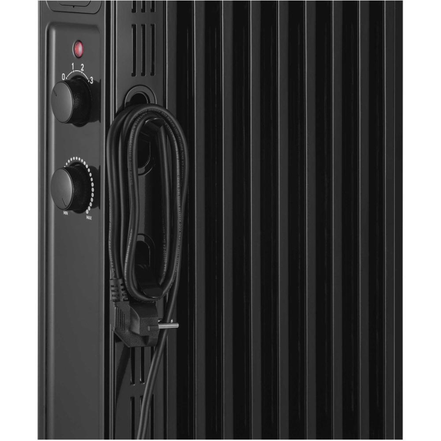 Sencor - Oljni radiator z 9 rebri 800/1200/2000W/230V črna