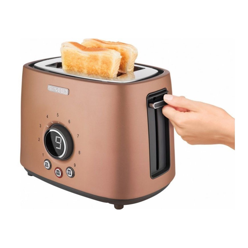 Sencor - Opekač za kruh z dvema luknjama 1000W/230V baker