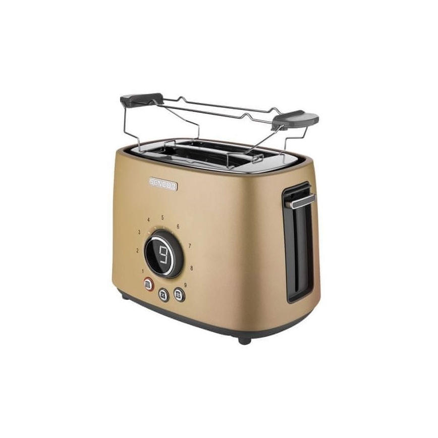 Sencor - Opekač za kruh z dvema luknjama 1000W/230V bež