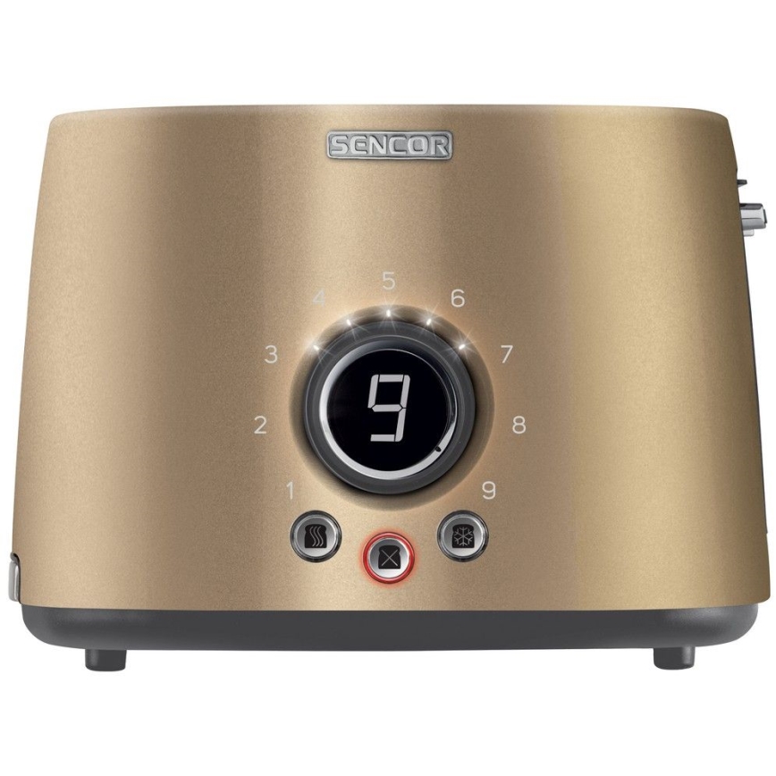 Sencor - Opekač za kruh z dvema luknjama 1000W/230V bež