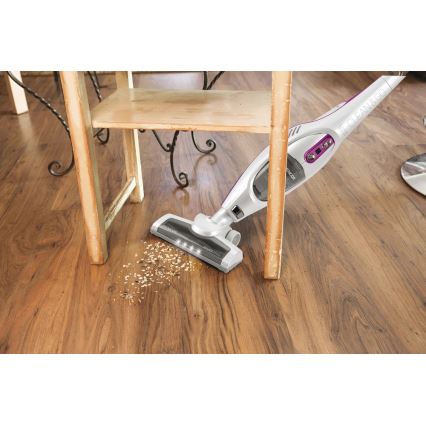 Sencor - Palični sesalnik z električno vrtljivo krtačo 2v1 110W/14,8V 2200 mAh bel