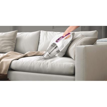 Sencor - Palični sesalnik z električno vrtljivo krtačo 2v1 110W/14,8V 2200 mAh bel