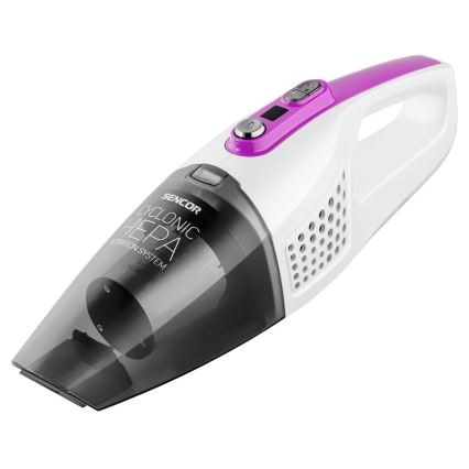 Sencor - Palični sesalnik z električno vrtljivo krtačo 2v1 110W/14,8V 2200 mAh bel