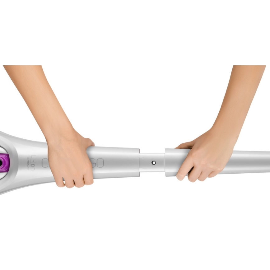 Sencor - Palični sesalnik z električno vrtljivo krtačo 2v1 110W/14,8V 2200 mAh bel