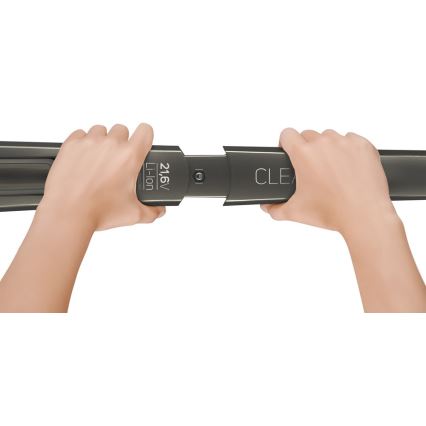 Sencor - Palični sesalnik z električno vrtljivo krtačo 2v1 110W/21,6V 2000 mAh siv