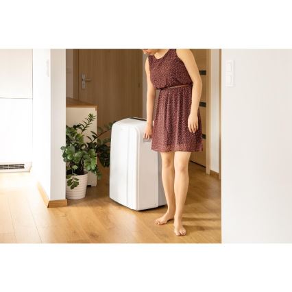 Sencor - Pametna mobilna klimatska naprava 3v1, vključno s celotno dodatno opremo 1450W/230V 12000 BTU Wi-Fi bela + Daljinski upravljalnik