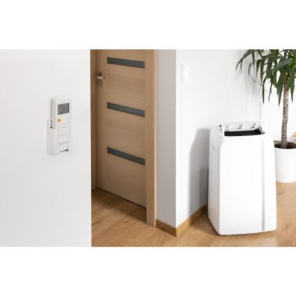 Sencor - Pametna mobilna klimatska naprava 3v1, vključno s celotno dodatno opremo 1450W/230V 12000 BTU Wi-Fi bela + Daljinski upravljalnik