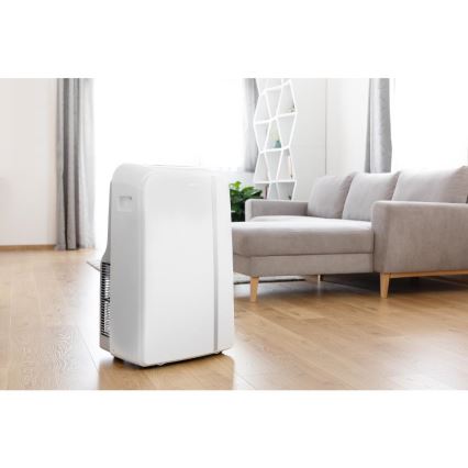 Sencor - Pametna mobilna klimatska naprava 3v1, vključno s celotno dodatno opremo 1450W/230V 12000 BTU Wi-Fi bela + Daljinski upravljalnik