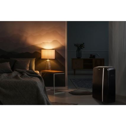 Sencor - Pametna mobilna klimatska naprava 3v1, vključno s celotno dodatno opremo 1450W/230V 12000 BTU Wi-Fi črna + Daljinski upravljalnik