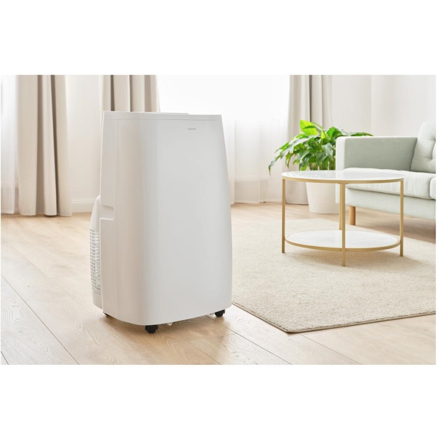 Sencor - Pametna mobilna klimatska naprava 3v1, vključno s celotno dodatno opremo 1700W/230V 16000 BTU Wi-Fi + Daljinski upravljalnik