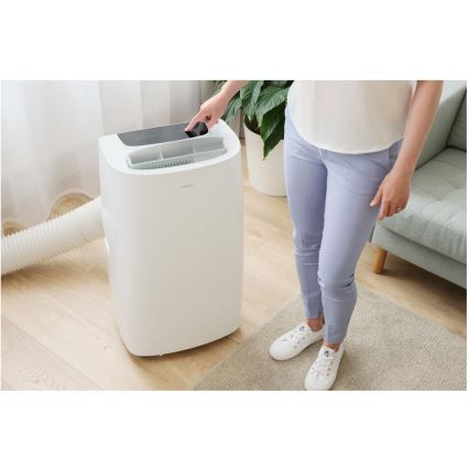 Sencor - Pametna mobilna klimatska naprava 3v1, vključno s celotno dodatno opremo 1700W/230V 16000 BTU Wi-Fi + Daljinski upravljalnik