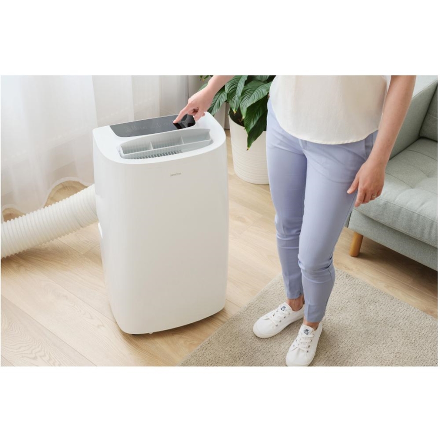 Sencor - Pametna mobilna klimatska naprava 3v1, vključno s celotno dodatno opremo 1700W/230V 16000 BTU Wi-Fi + Daljinski upravljalnik
