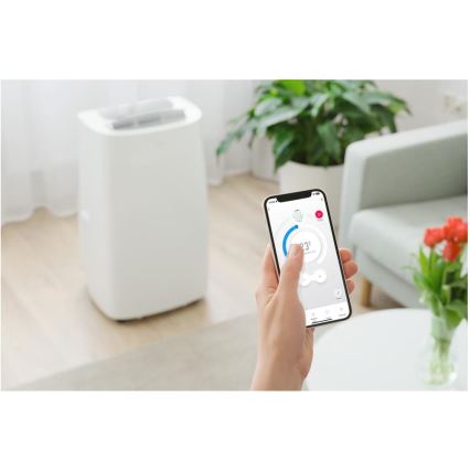 Sencor - Pametna mobilna klimatska naprava 3v1, vključno s celotno dodatno opremo 1700W/230V 16000 BTU Wi-Fi + Daljinski upravljalnik