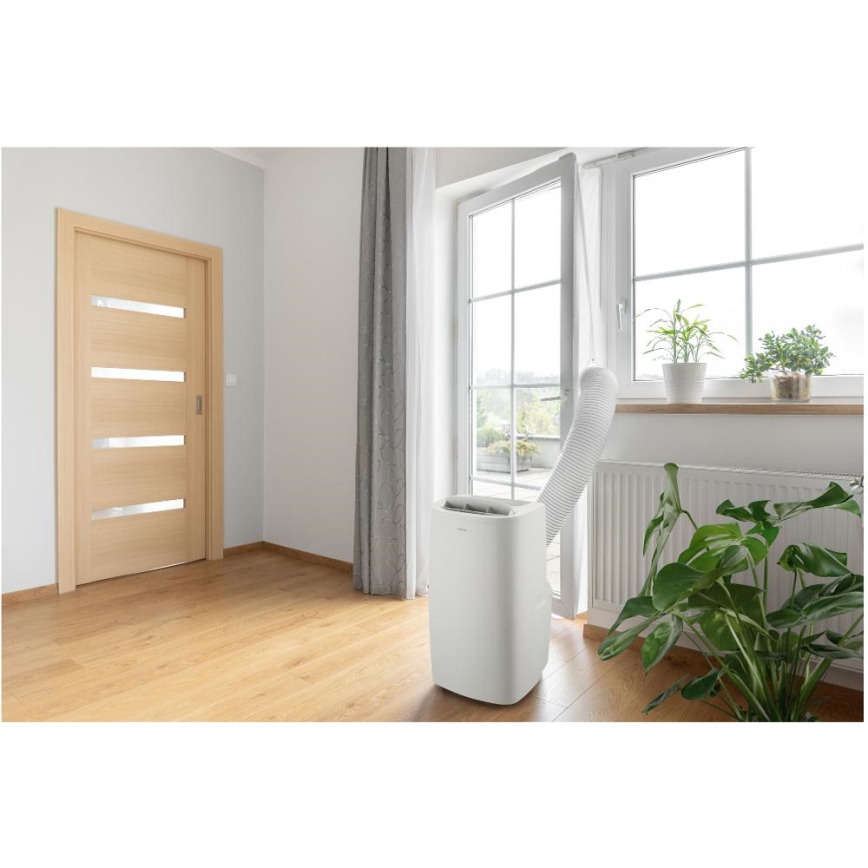 Sencor - Pametna mobilna klimatska naprava 3v1, vključno s celotno dodatno opremo 1700W/230V 16000 BTU Wi-Fi + Daljinski upravljalnik