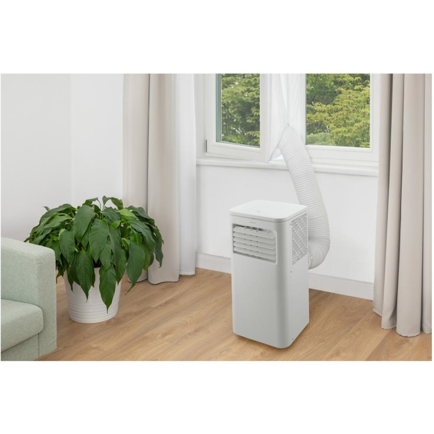 Sencor - Pametna mobilna klimatska naprava 3v1, vključno s celotno dodatno opremo 760W/230V 7000BTU Wi-Fi + Daljinski upravljalnik