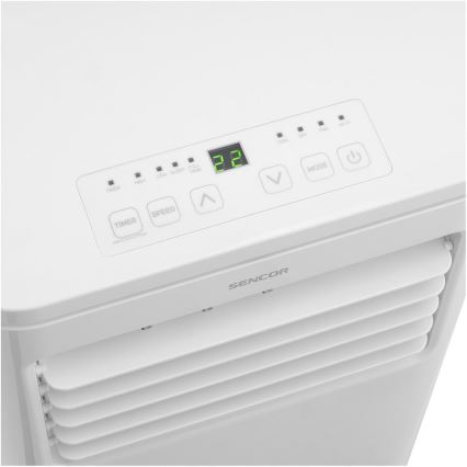 Sencor - Pametna mobilna klimatska naprava 3v1, vključno s celotno dodatno opremo 760W/230V 7000BTU Wi-Fi + Daljinski upravljalnik