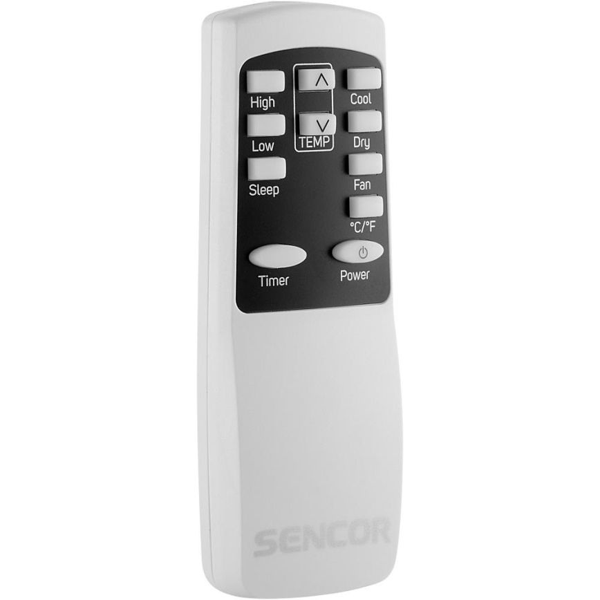 Sencor - Pametna mobilna klimatska naprava 3v1, vključno s celotno dodatno opremo 760W/230V 7000BTU Wi-Fi + Daljinski upravljalnik