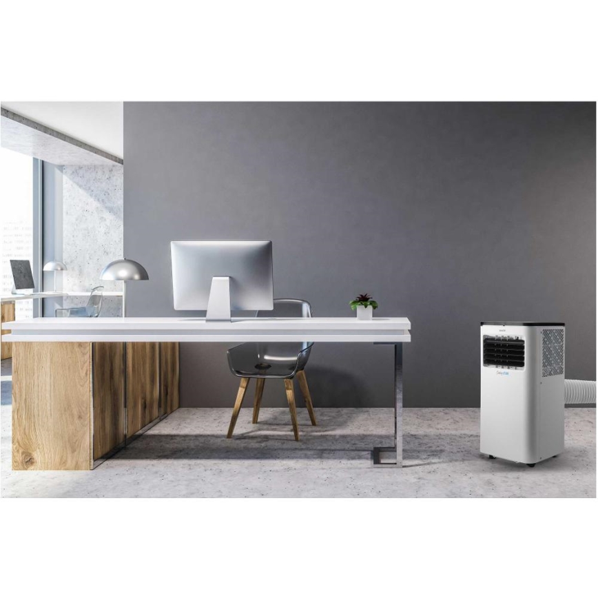 Sencor - Pametna mobilna klimatska naprava 3v1, vključno s celotno dodatno opremo 805W/230V 8000 BTU Wi-Fi + Daljinski upravljalnik