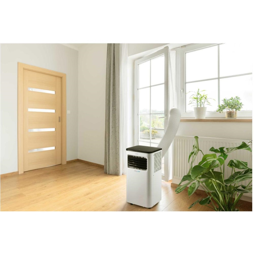 Sencor - Pametna mobilna klimatska naprava 3v1, vključno s celotno dodatno opremo 805W/230V 8000 BTU Wi-Fi + Daljinski upravljalnik