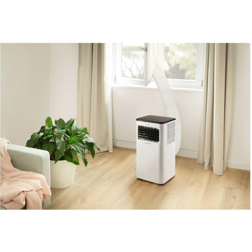 Sencor - Pametna mobilna klimatska naprava 3v1, vključno s celotno dodatno opremo 805W/230V 8000 BTU Wi-Fi + Daljinski upravljalnik