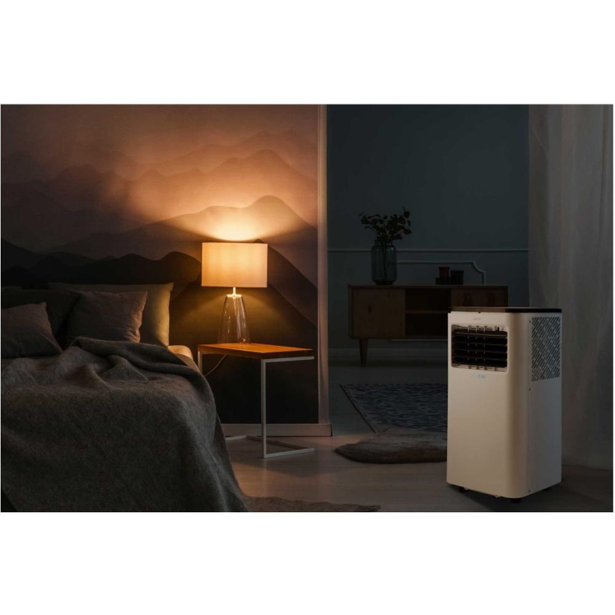 Sencor - Pametna mobilna klimatska naprava 3v1, vključno s celotno dodatno opremo 805W/230V 8000 BTU Wi-Fi + Daljinski upravljalnik