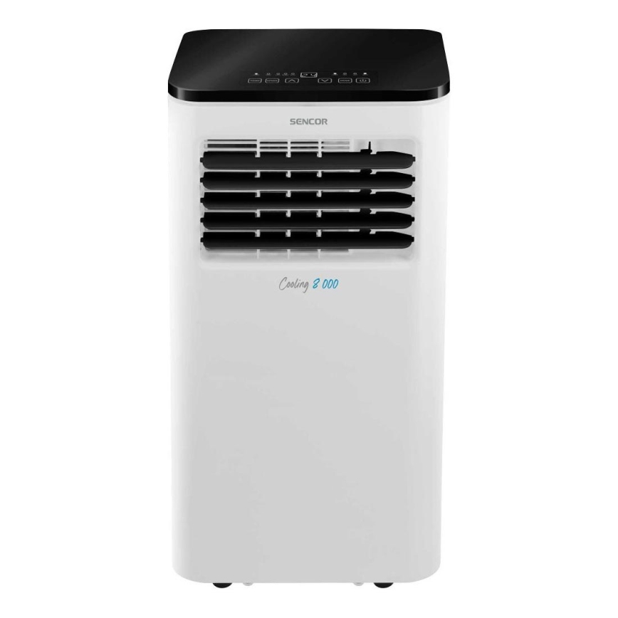 Sencor - Pametna mobilna klimatska naprava 3v1, vključno s celotno dodatno opremo 805W/230V 8000 BTU Wi-Fi + Daljinski upravljalnik