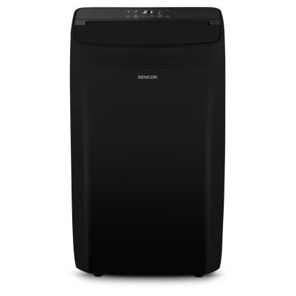 Sencor - Pametna mobilna klimatska naprava 4v1 including complete dodatki 900W/230V 9000 BTU Wi-Fi črna + Daljinski upravljalnik
