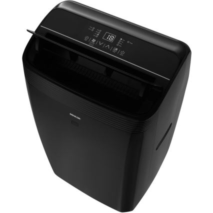 Sencor - Pametna mobilna klimatska naprava 4v1 including complete dodatki 900W/230V 9000 BTU Wi-Fi črna + Daljinski upravljalnik