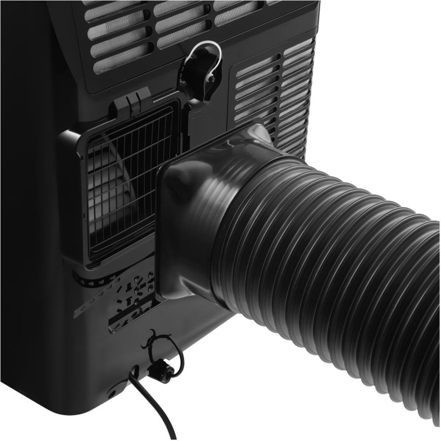 Sencor - Pametna mobilna klimatska naprava 4v1 including complete dodatki 900W/230V 9000 BTU Wi-Fi črna + Daljinski upravljalnik