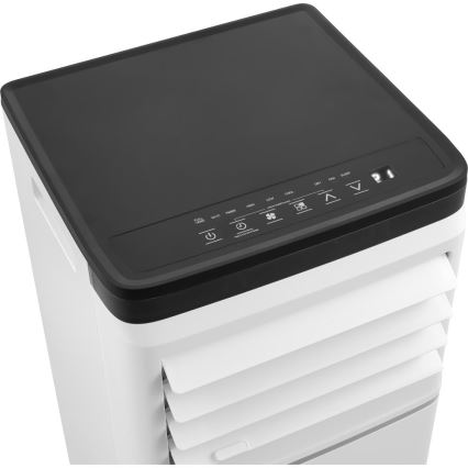 Sencor - Pametna prenosna klimatska naprava 3 v 1, vključno z vsemi potrebnimi dodatki, 760 W/230 V, 7000 BTU, Wi‑Fi, bela + daljinski upravljalnik