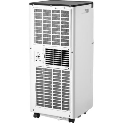Sencor - Pametna prenosna klimatska naprava 3 v 1, vključno z vsemi potrebnimi dodatki, 760 W/230 V, 7000 BTU, Wi‑Fi, bela + daljinski upravljalnik
