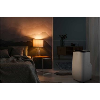 Sencor - Pametna prenosna klimatska naprava 4 v 1, vključno s popolnim kompletom dodatne opreme, 1750W/230V 18000 BTU, Wi-Fi, bela + daljinski upravljalnik