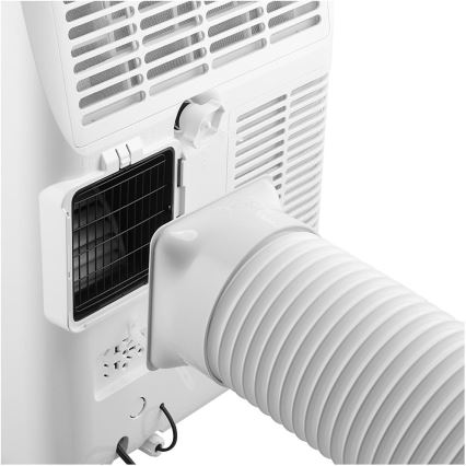 Sencor - Pametna prenosna klimatska naprava 5 v 1 vključno s celotnim priborom, 733 W/230 V, 9000 BTU, Wi‑Fi, bela + daljinski upravljalnik
