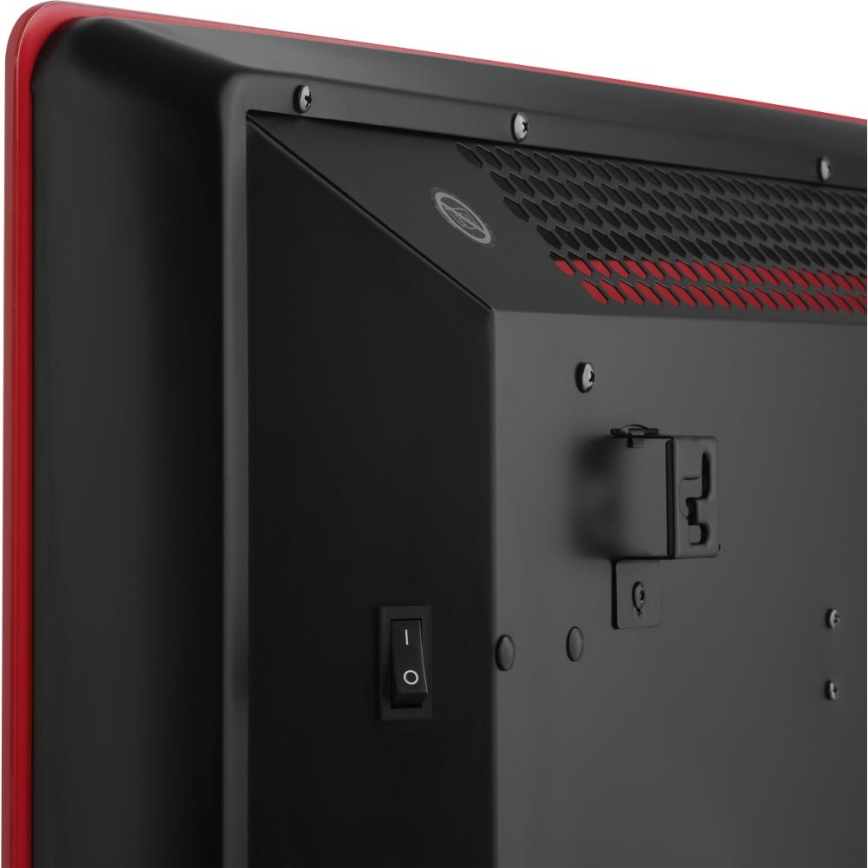 Sencor - Pametni električni grelec/konvektor 1200/2400W/230V IP24 Wi-Fi rdeča