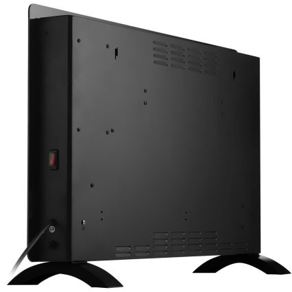 Sencor - Pametni električni konvektor/grelec 2000 W/230 V IP24 Wi‑Fi črna + daljinski upravljalnik