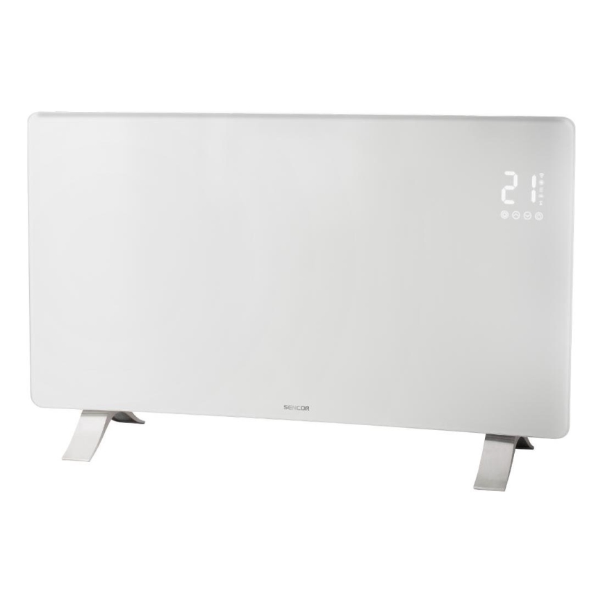 Sencor - Pametni električni grelnik/konvektor 1200/2400W/230V IP24 Wi-Fi bela