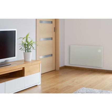 Sencor - Pametni električni grelnik/konvektor 1200/2400W/230V IP24 Wi-Fi bela