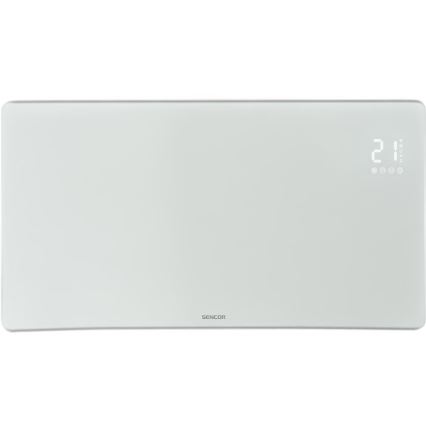 Sencor - Pametni električni grelnik/konvektor 1200/2400W/230V IP24 Wi-Fi bela