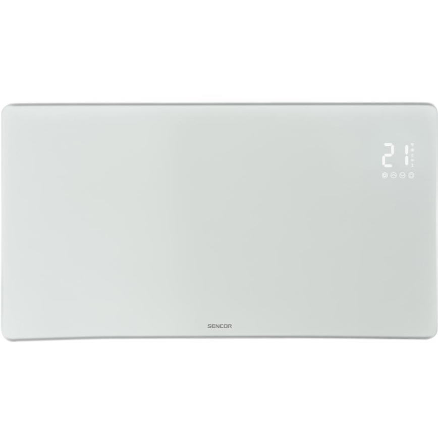 Sencor - Pametni električni grelnik/konvektor 1200/2400W/230V IP24 Wi-Fi bela