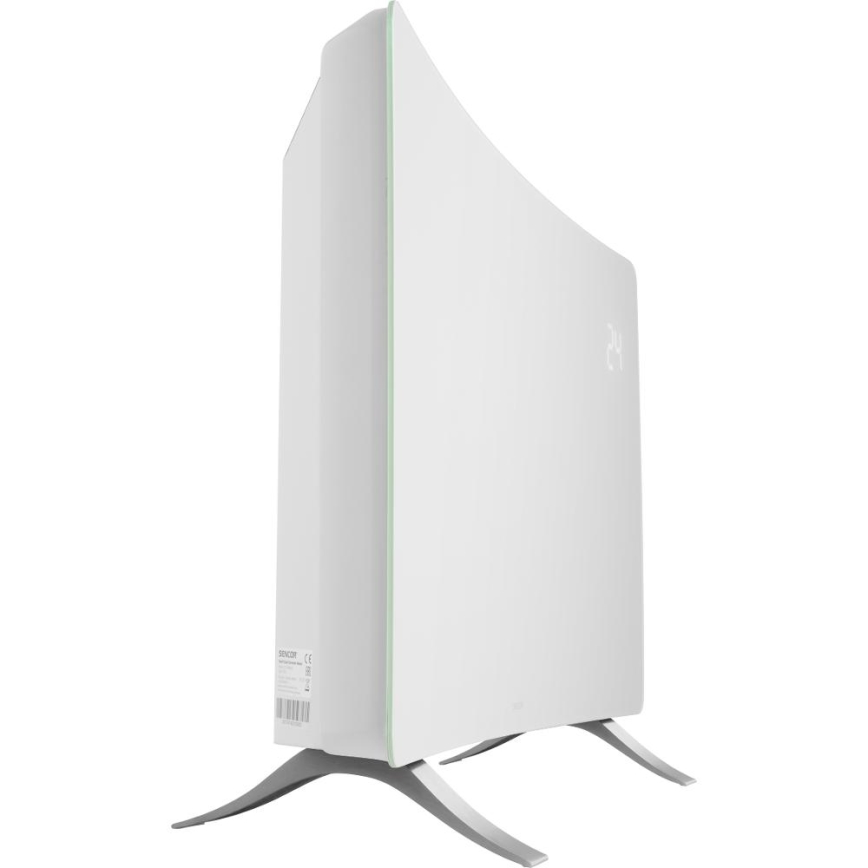 Sencor - Pametni električni grelnik/konvektor 1200/2400W/230V IP24 Wi-Fi bela