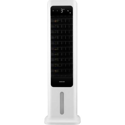 Sencor - Pametni mobilni hladilec zraka 60W/230V Wi-Fi bela + Daljinski upravljalnik