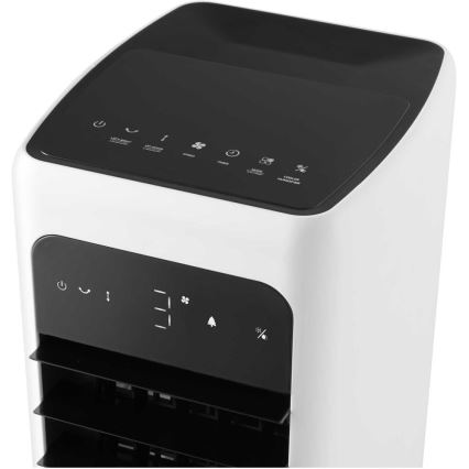 Sencor - Pametni mobilni hladilec zraka 60W/230V Wi-Fi bela + Daljinski upravljalnik