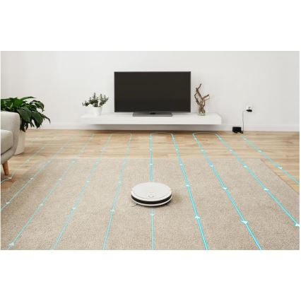 Sencor - Pametni robotski sesalnik z mopom 2v1 28W/2600 mAh Wi-Fi bela + Daljinski upravljalnik