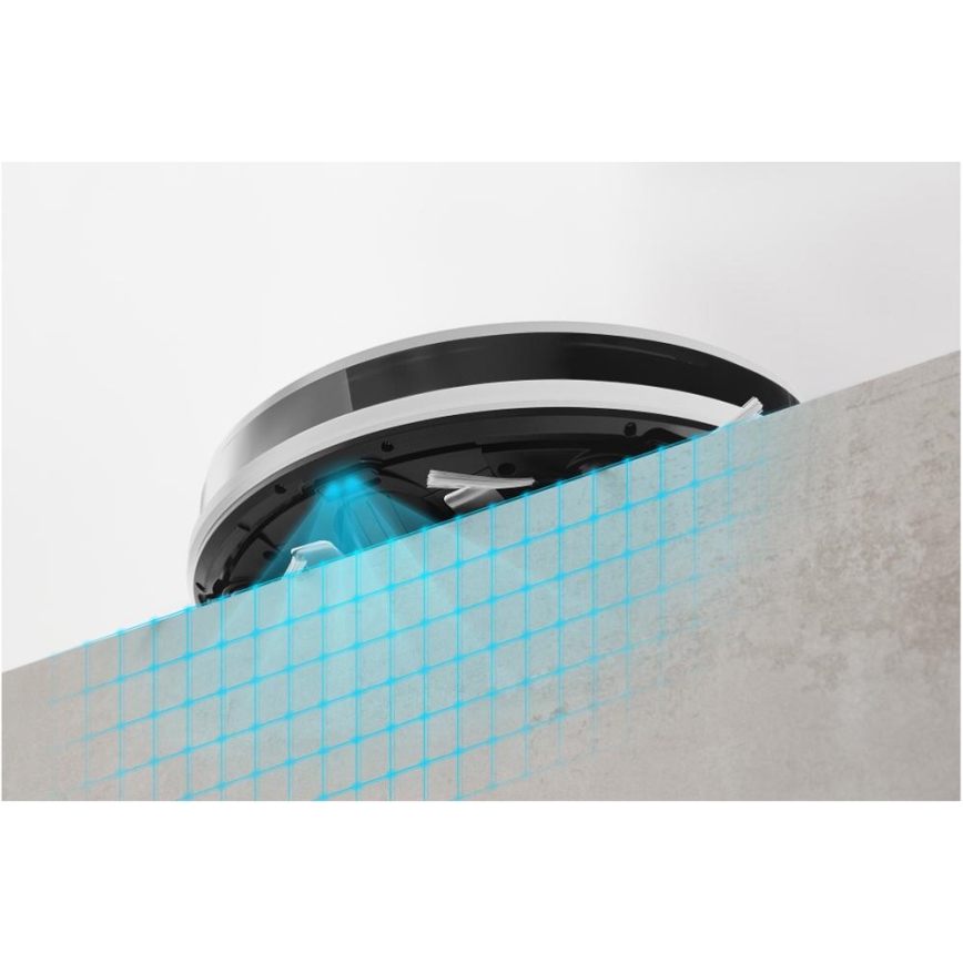 Sencor - Pametni robotski sesalnik z mopom 2v1 28W/2600 mAh Wi-Fi bela + Daljinski upravljalnik