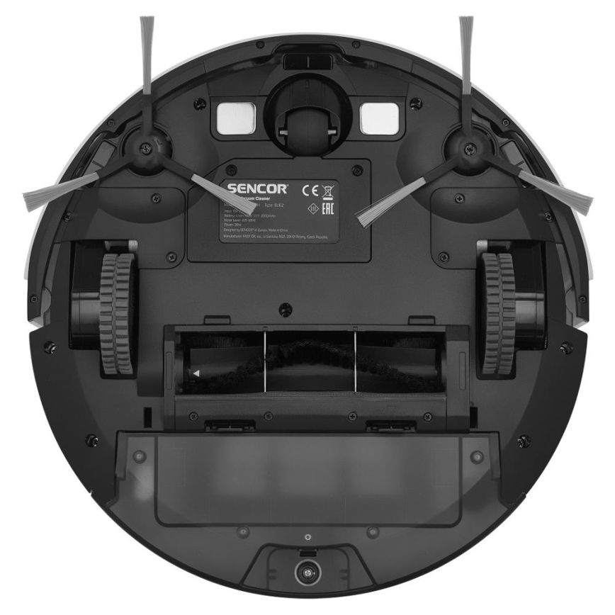 Sencor - Pametni robotski sesalnik z mopom 2v1 28W/2600 mAh Wi-Fi bela + Daljinski upravljalnik